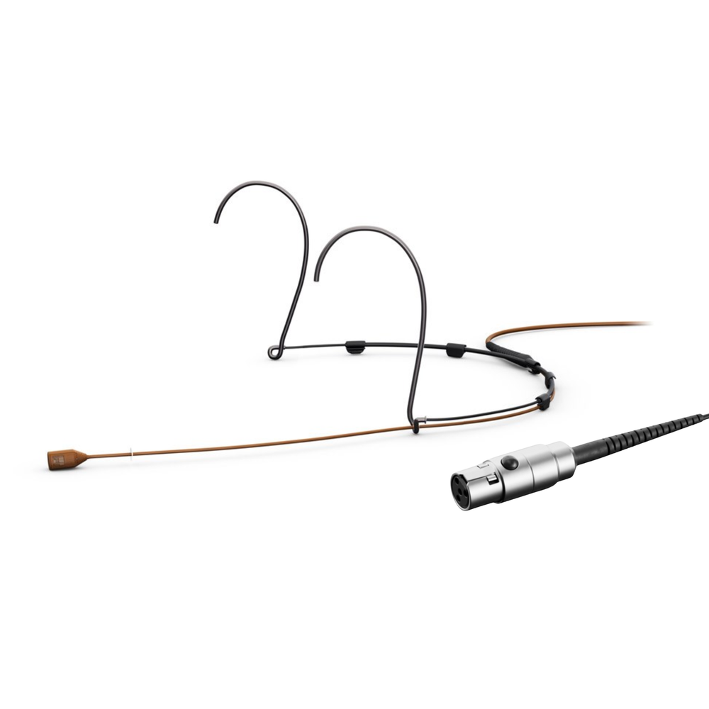 DPA 4088 CORE Directional Headset Mic, Brown, TA4F Mini-XLR. Small
