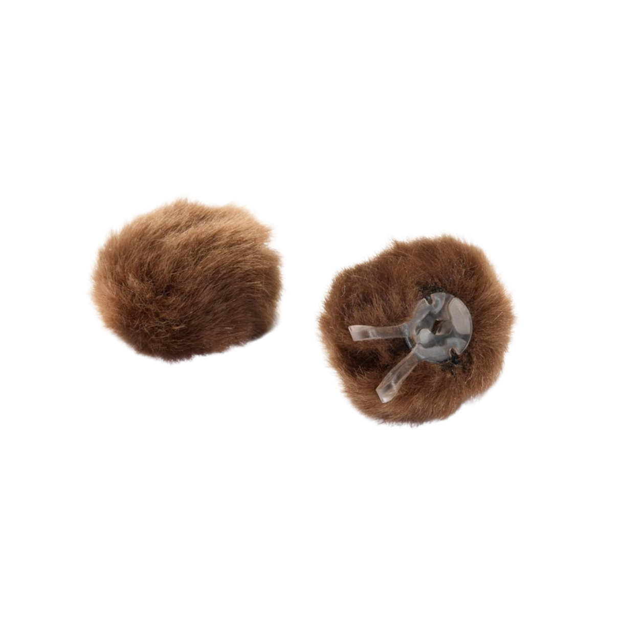 DPA Fur Windscreen, Brown, Large, 2 pcs