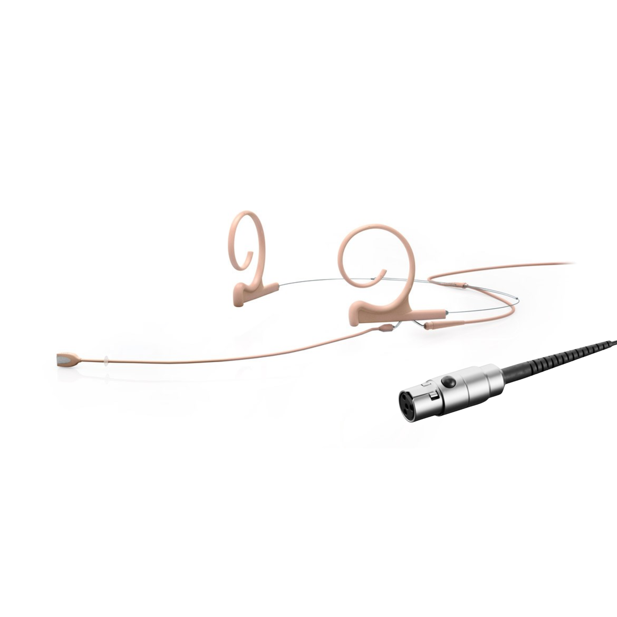 DPA 4166 CORE+ Omni Flex Headset Mic, 110 mm Boom, Beige, TA4F Mini-XLR