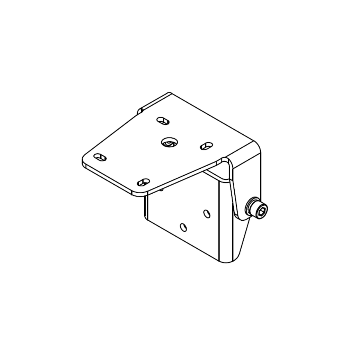 EM Acoustics IB-R4 Installation bracket for R4, Black