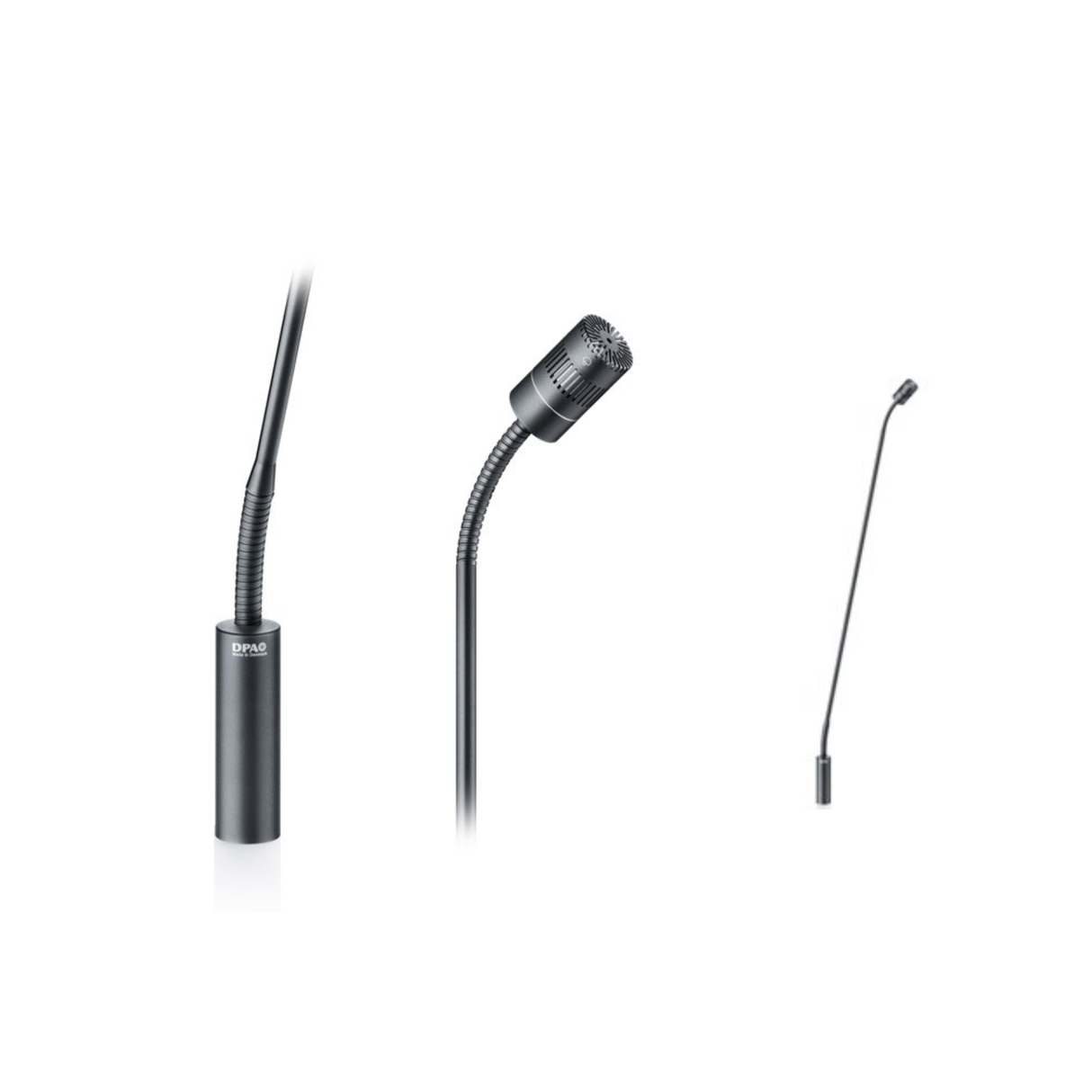 DPA 4018 Supercardioid Mic, Black, XLR, 47 cm (18 in) Boom, top and bottom Gooseneck