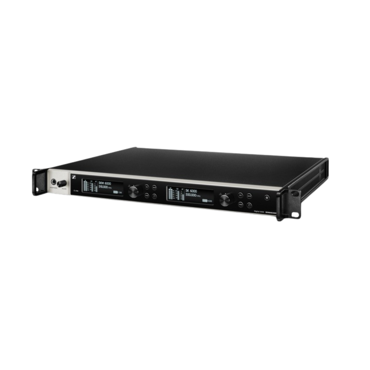 Sennheiser EM 6000 2-channel digital receiver, True-Bit-Diversity, LR mode, AES-3, active antenna