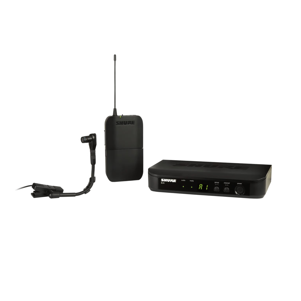 Shure BLX Wireless System with BLX1 Bodypack and Beta98H/C clip-on
