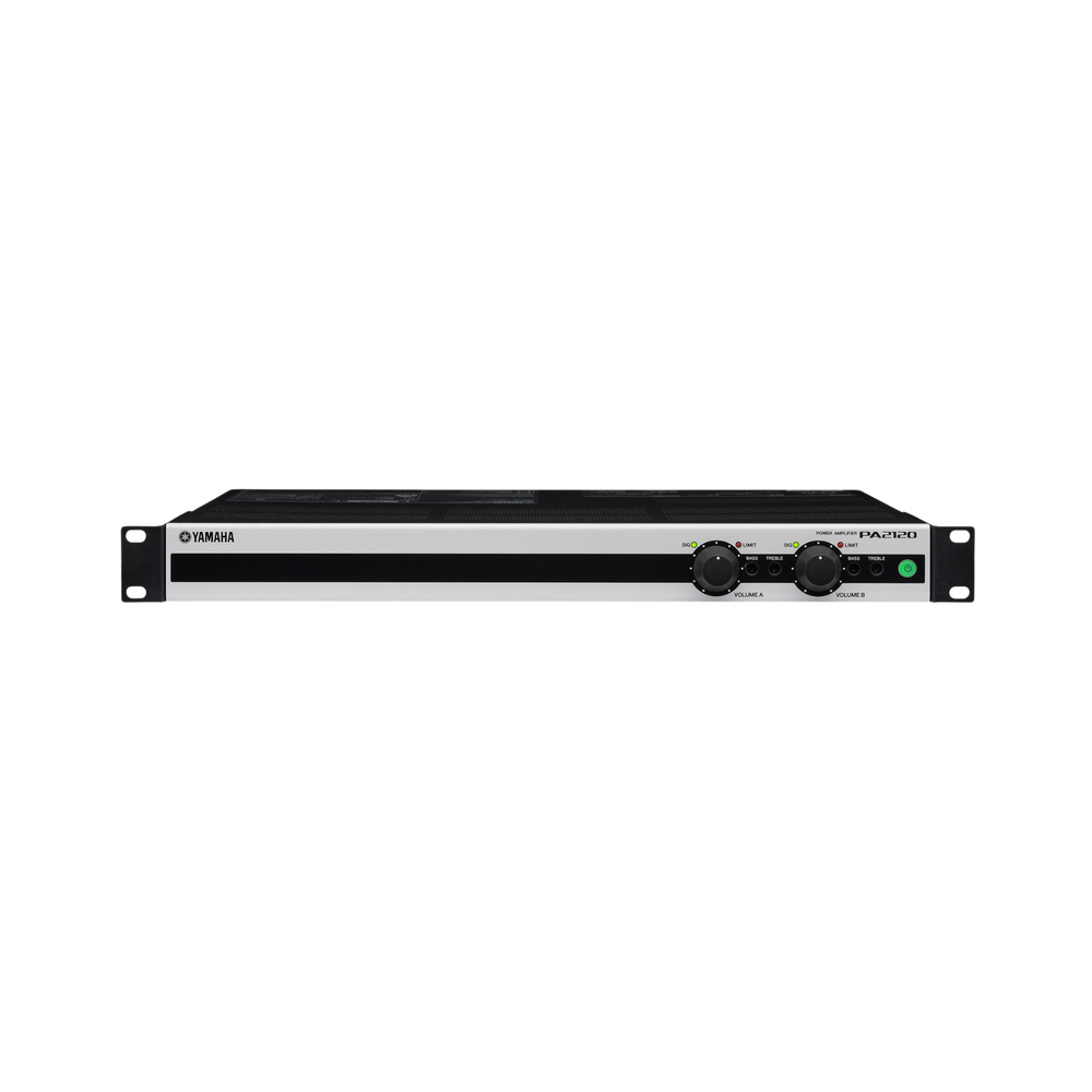 Yamaha Class-D power amplifier, switchable for Lo-Z (3Ω/4Ω / 120W x 2 Ch.) or Hi-Z (70V/100V / 200W
