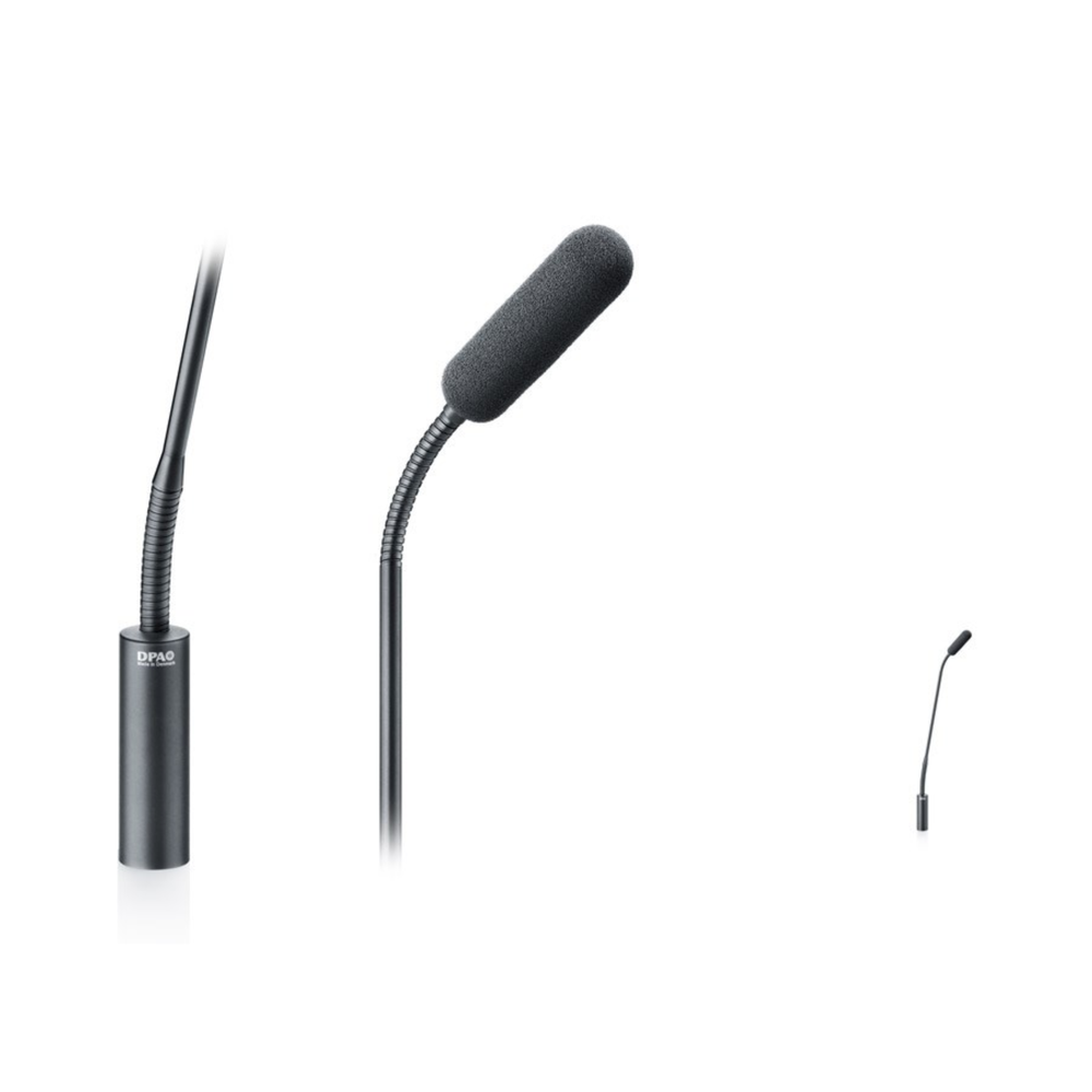 DPA 4098 CORE Supercardioid Mic, Black, XLR, 32 cm (13 in) Boom, top and bottom Gooseneck