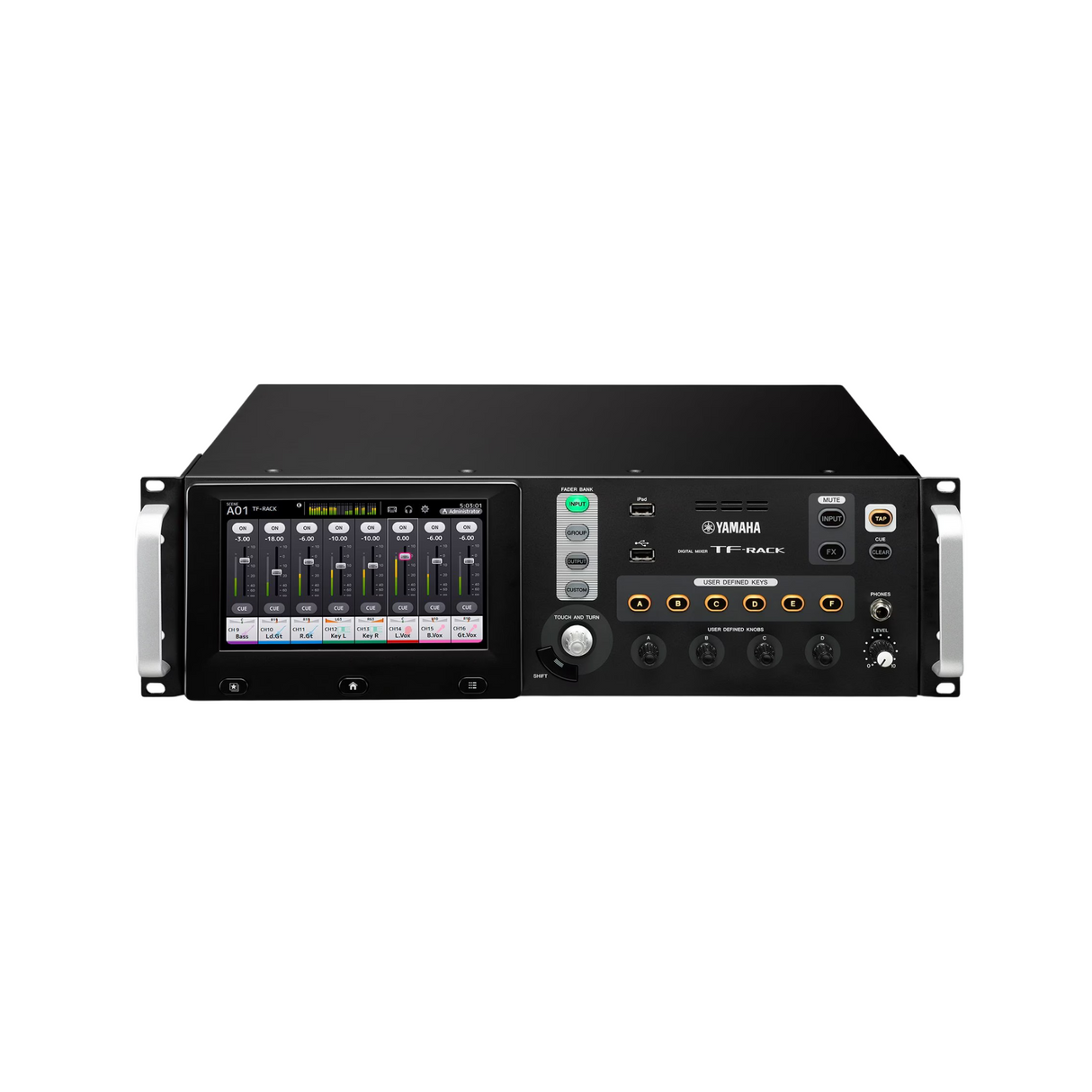 Yamaha TF-RACK Digital mixing console in Rack-Mount Form, 32 + 2 St & 2 Return, 20 AUX buses
