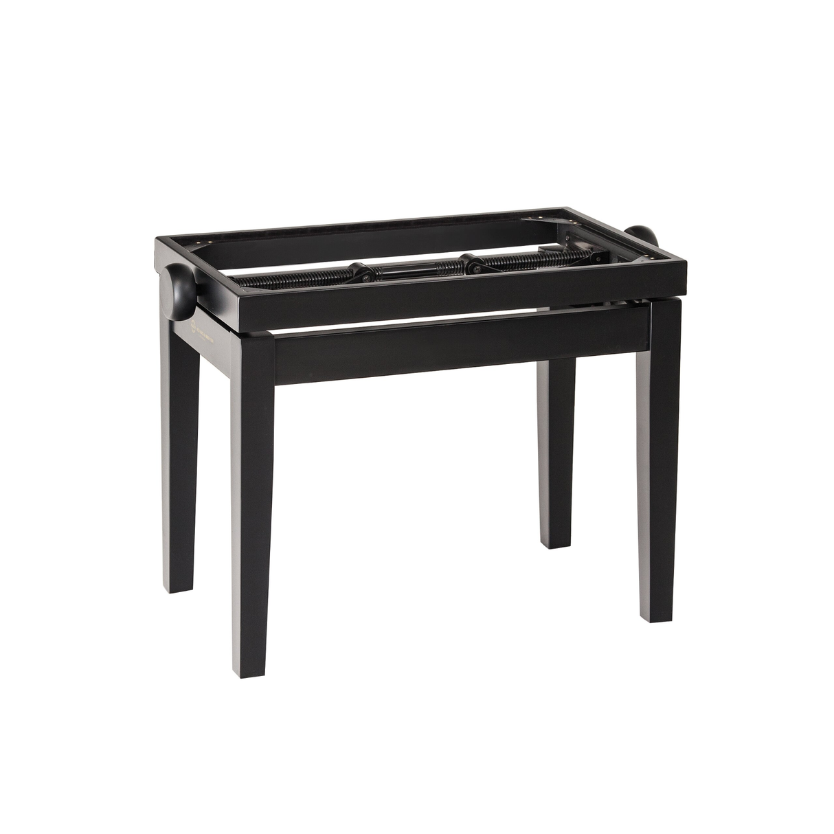K&M 13700 piano bench, wooden frame, black matt finish