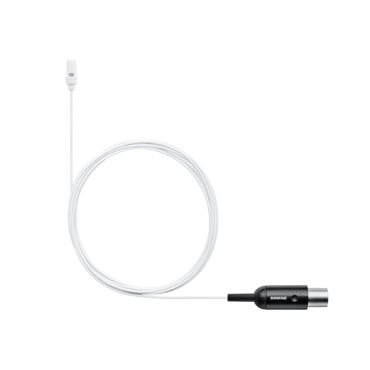 Shure UL4 UniPlex Cardioid Lavalier Microphone, MTQG, white