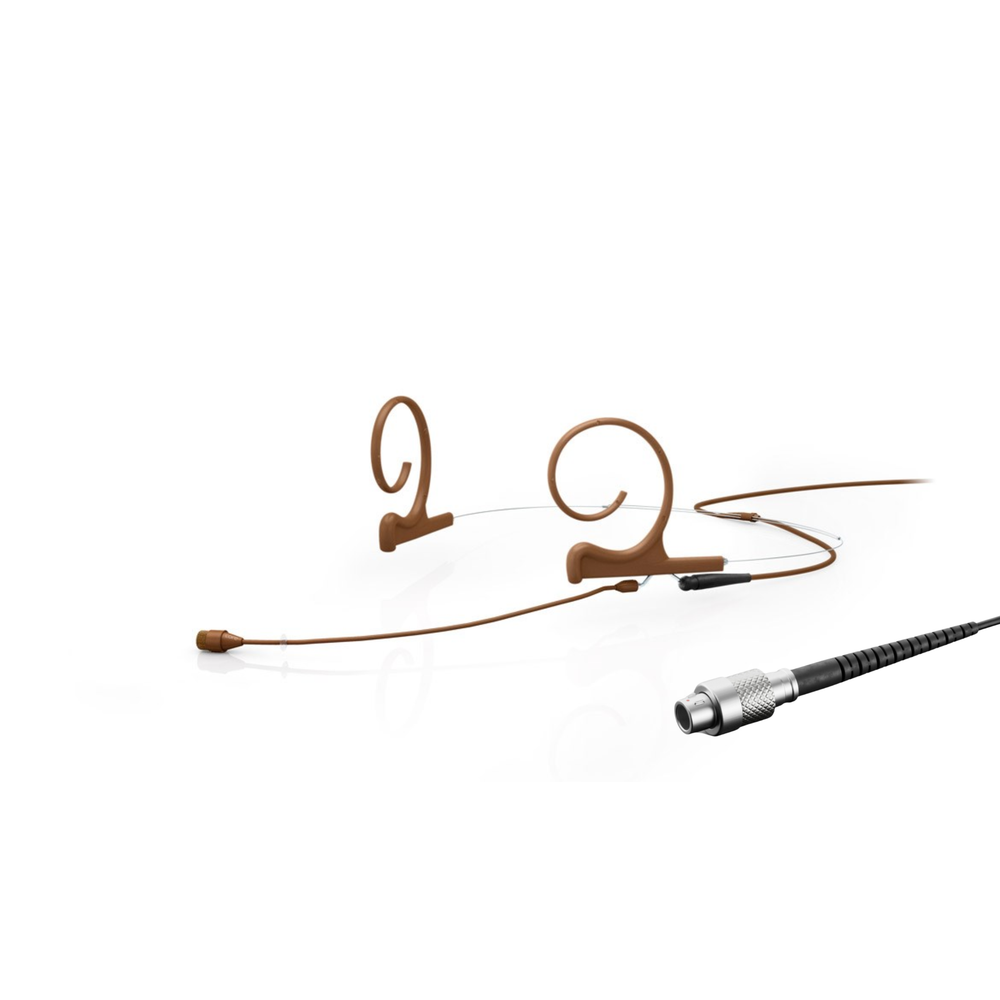DPA 4266 CORE+ Omni Flex Headset Mic, 90 mm Boom, Brown, 3-pin LEMO