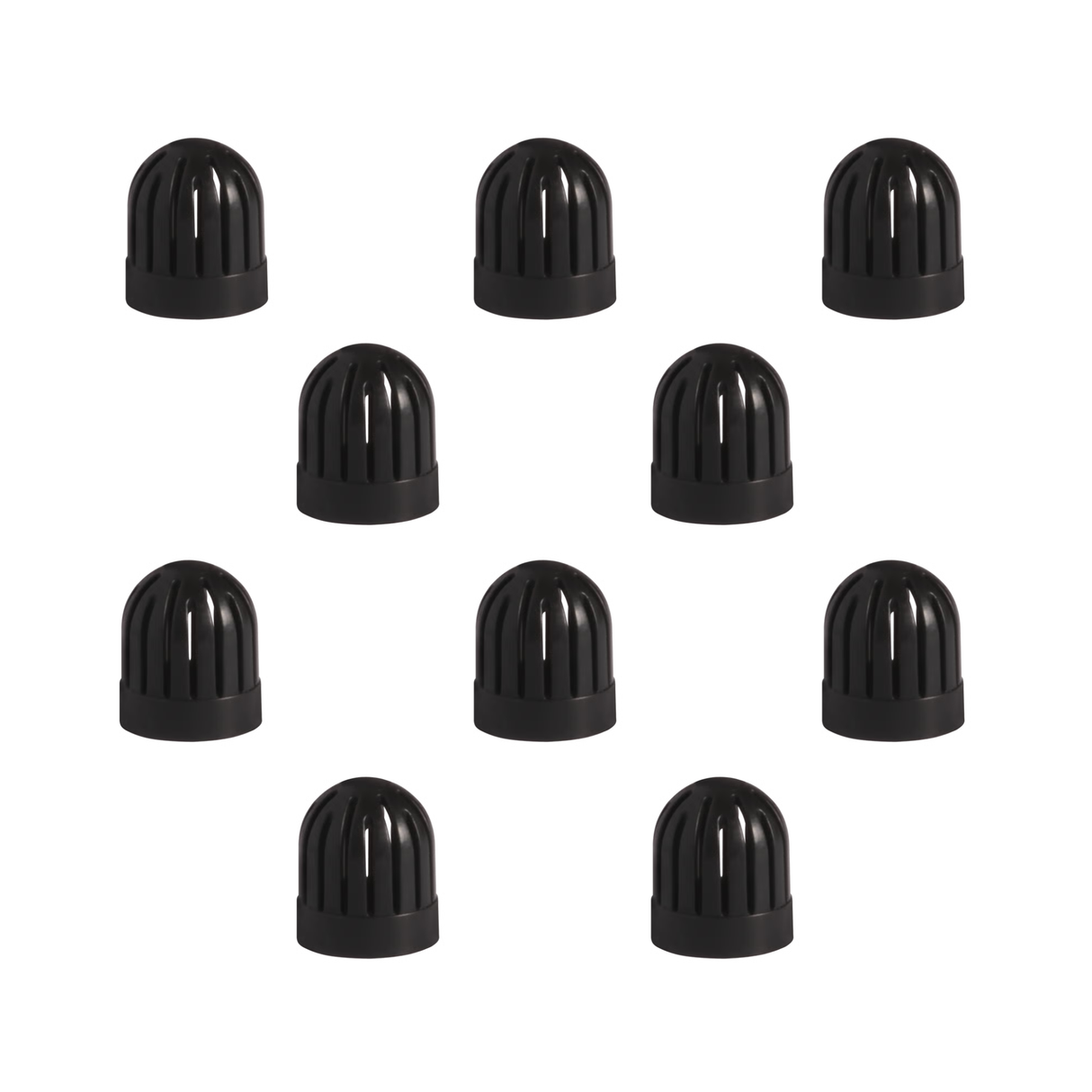 Shure TwinPlex Flat Cap for TL40 Series Lavalier, 10 pieces (Black)