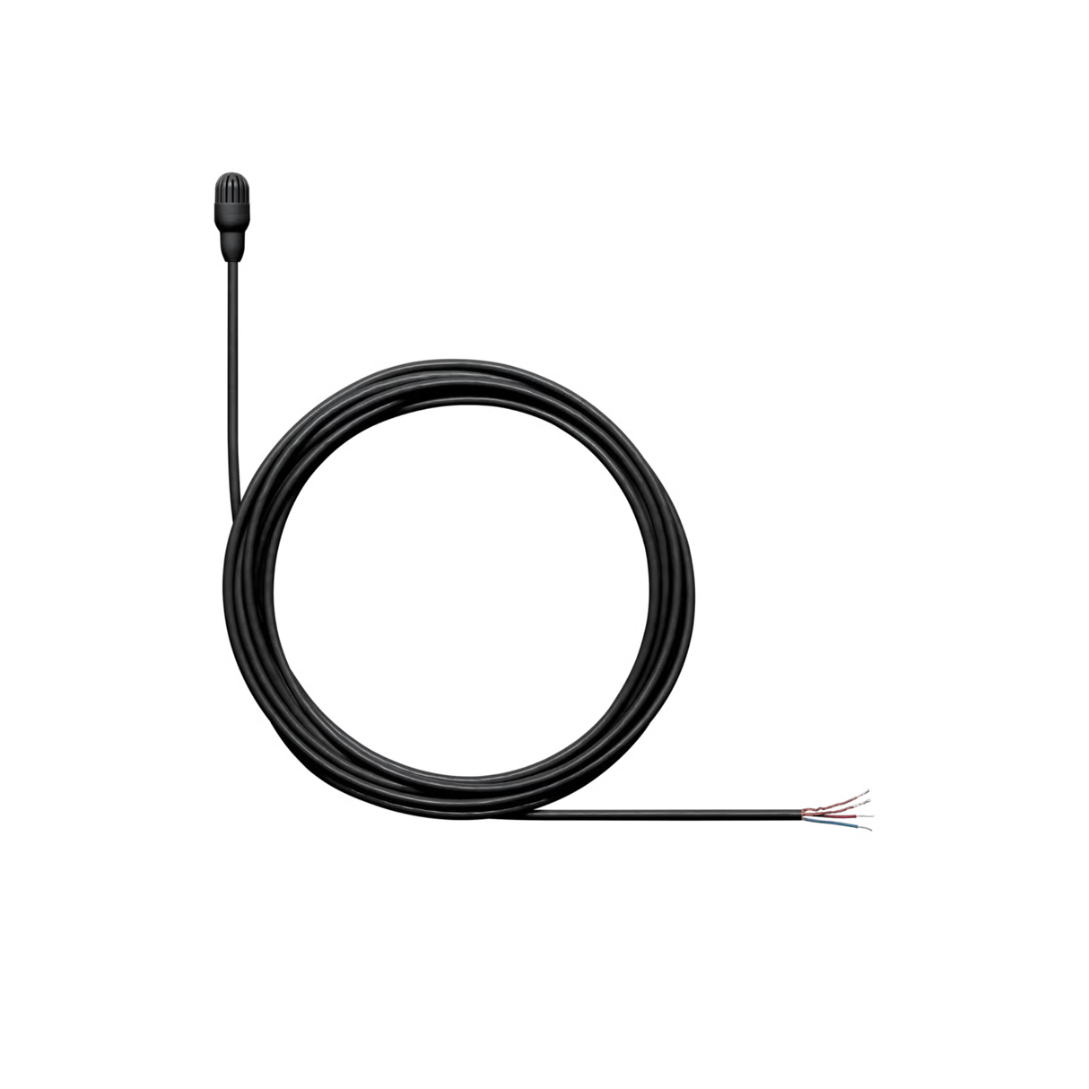 Shure TwinPlex™ TL47 Subminiature Lavalier Microphone Open cable ends Black