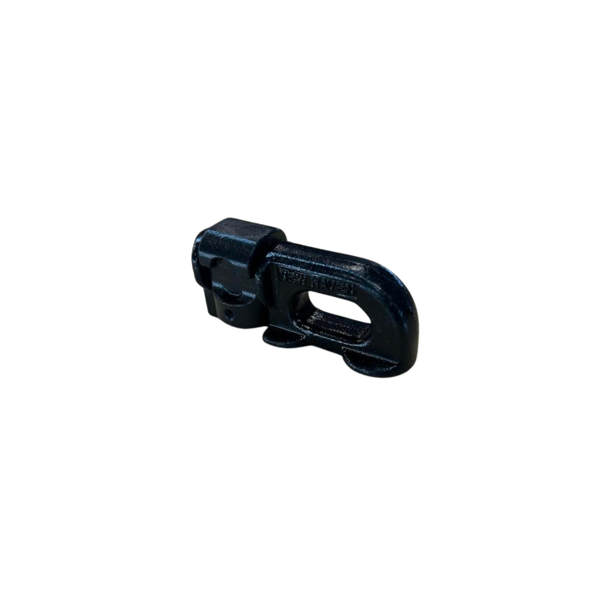 New Haven double stud fitting, black, no ring
