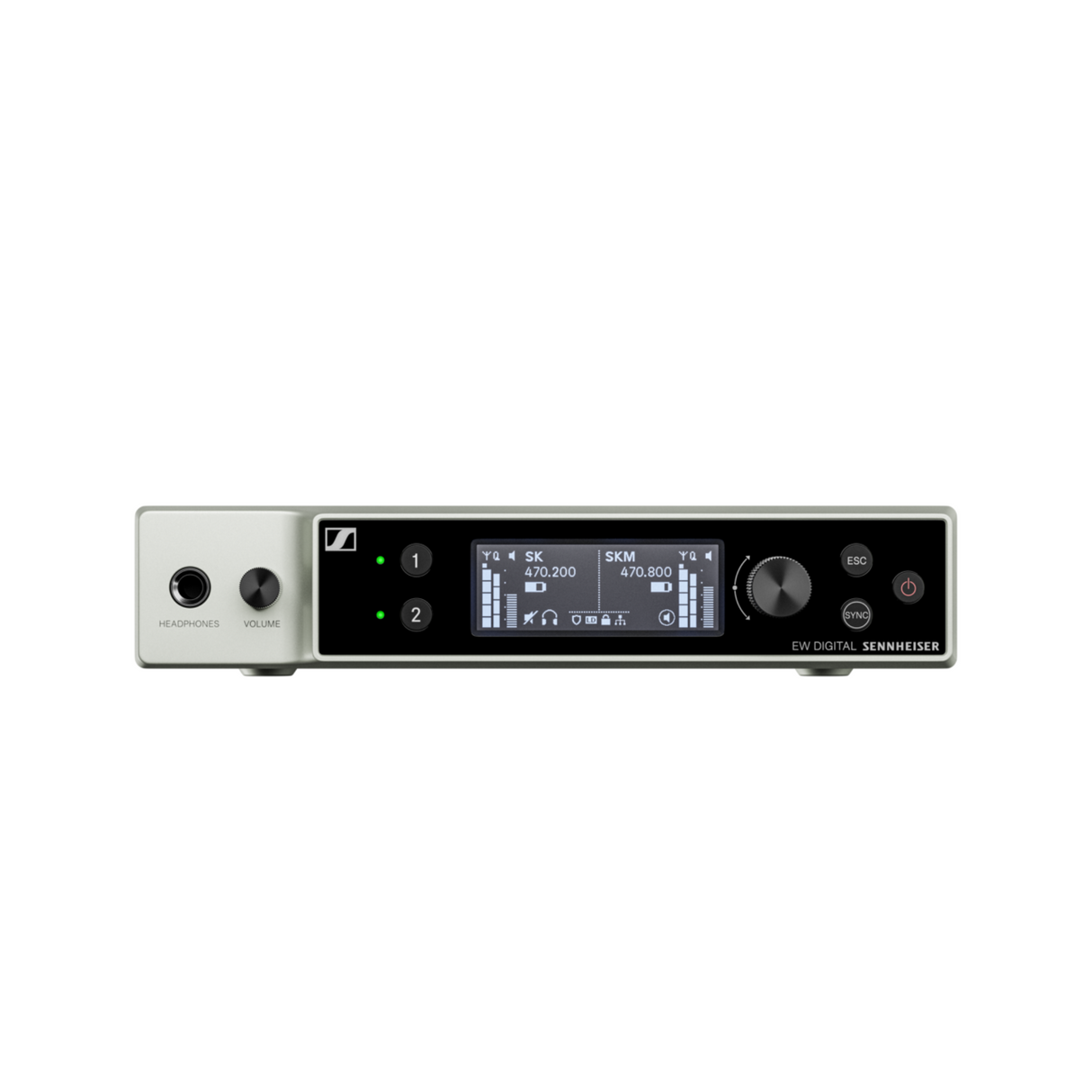 Sennheiser EW-DX EM 2 (Q1-9) 2 channel half-rack (9,5“) non-Dante® receiver