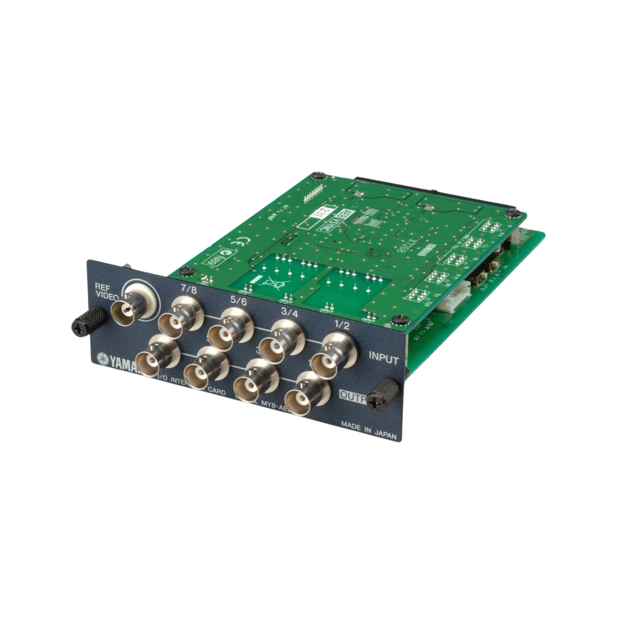 Yamaha interface card; 8 Channel AES/EBU format I/O (w/REF VIDEO Input)