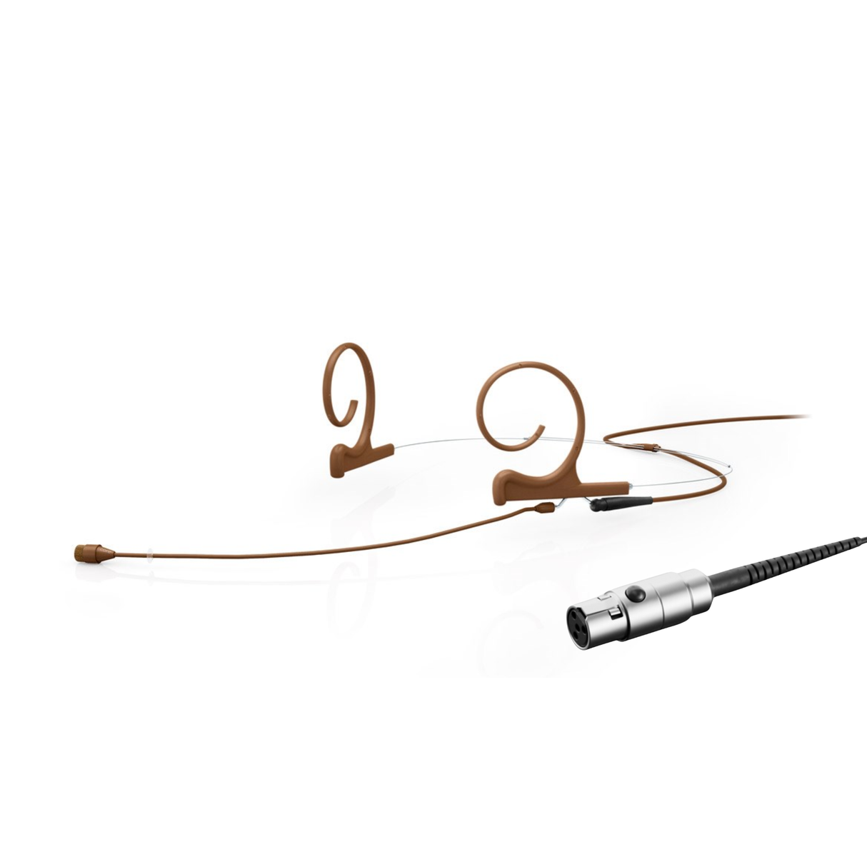 DPA 4266 CORE+ Omni Flex Headset Mic, 110 mm Boom, Brown, TA4F Mini-XLR