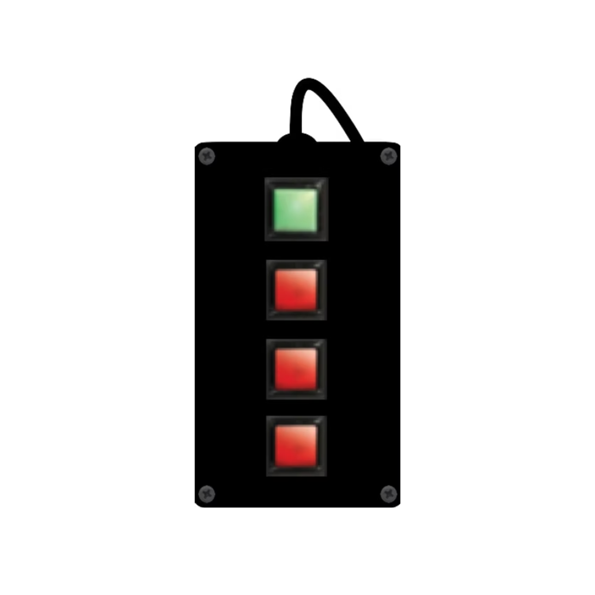 Nemesis REM44 Remote Control Box - 4 Buttons > 4 Xlr Outs