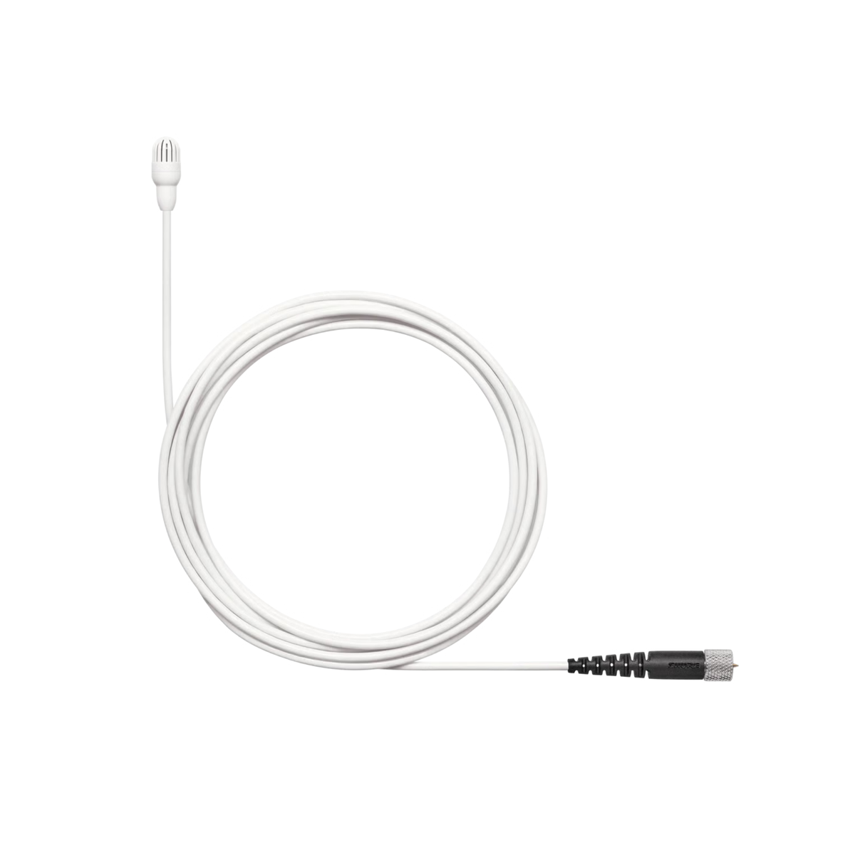 Shure Omnidirectional Condenser Microphone (Low-sens) with 1.6mm cable & MDOT connector (White)
