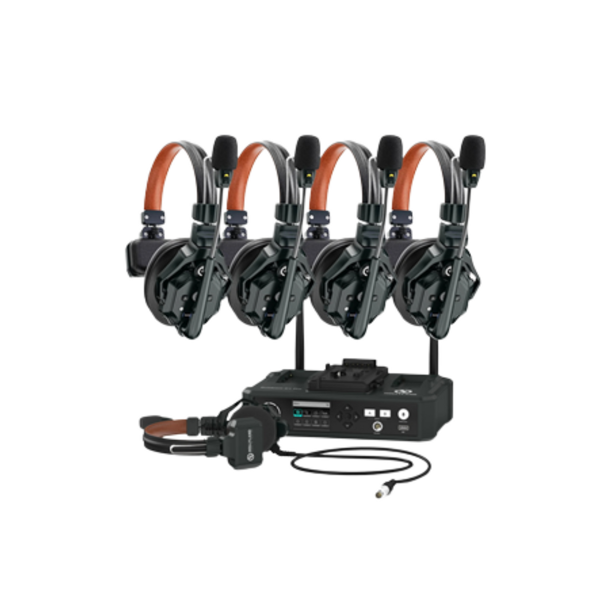 Hollyland Solidcom C1 Pro Wireless Intercom System with 4 ENC headsets with Hub Station