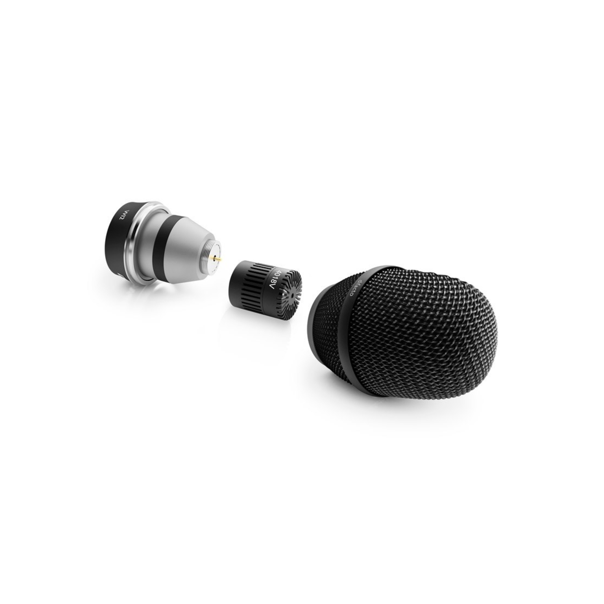 DPA d:facto™ 4018V Softboost Supercardioid Mic, WI2 Adapter (Wisycom), Black