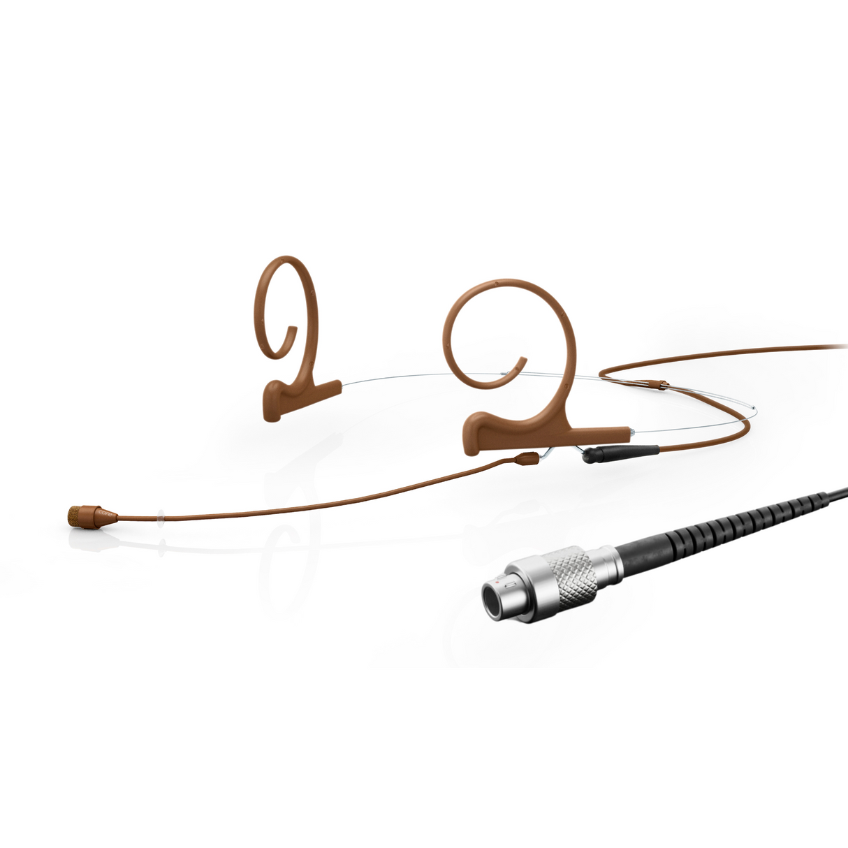 DPA 4266 CORE Omni Flex Headset Mic, 90 mm Boom, Brown, Terminated to 3-pin LEMO