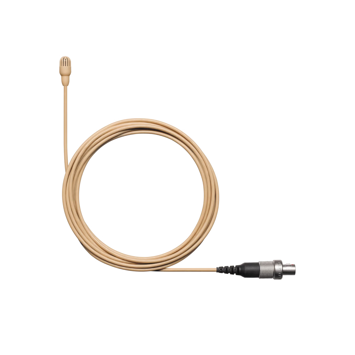 Shure Omnidirectional Condenser Microphone (Low-sens) with 1.6mm cable & LEMO connector (Tan)