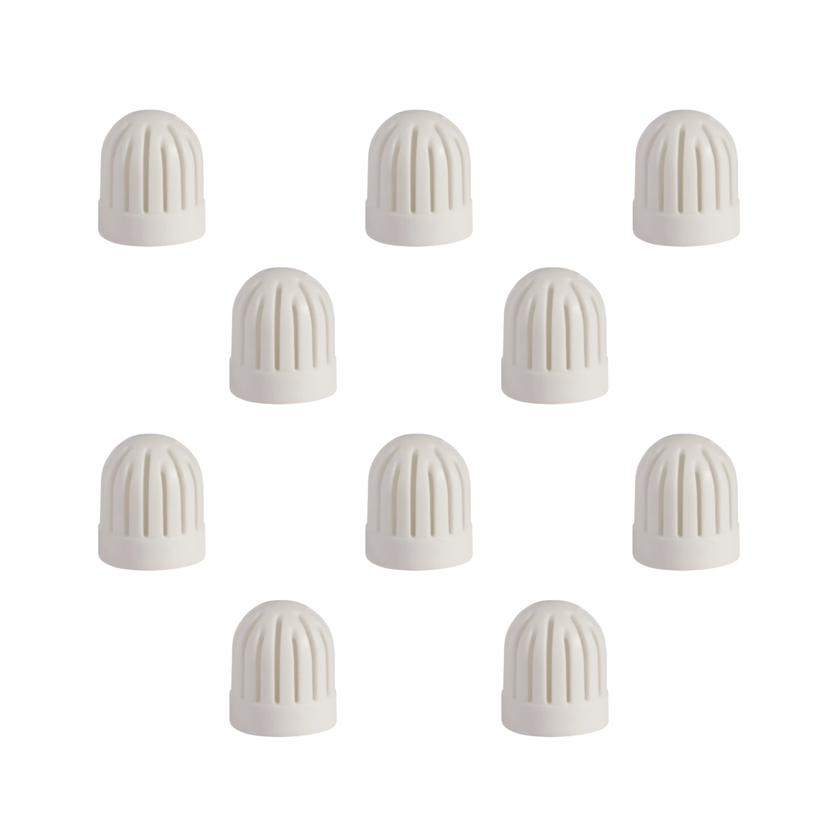 Shure TwinPlex Flat Cap for TL40 Lavalier Series, 10 pieces (White)
