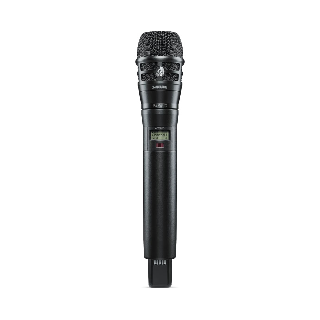 Shure ADX2FD/K8 Axient Digital handheld transmitter with KSM8 capsule (470-636 MHz) (black)