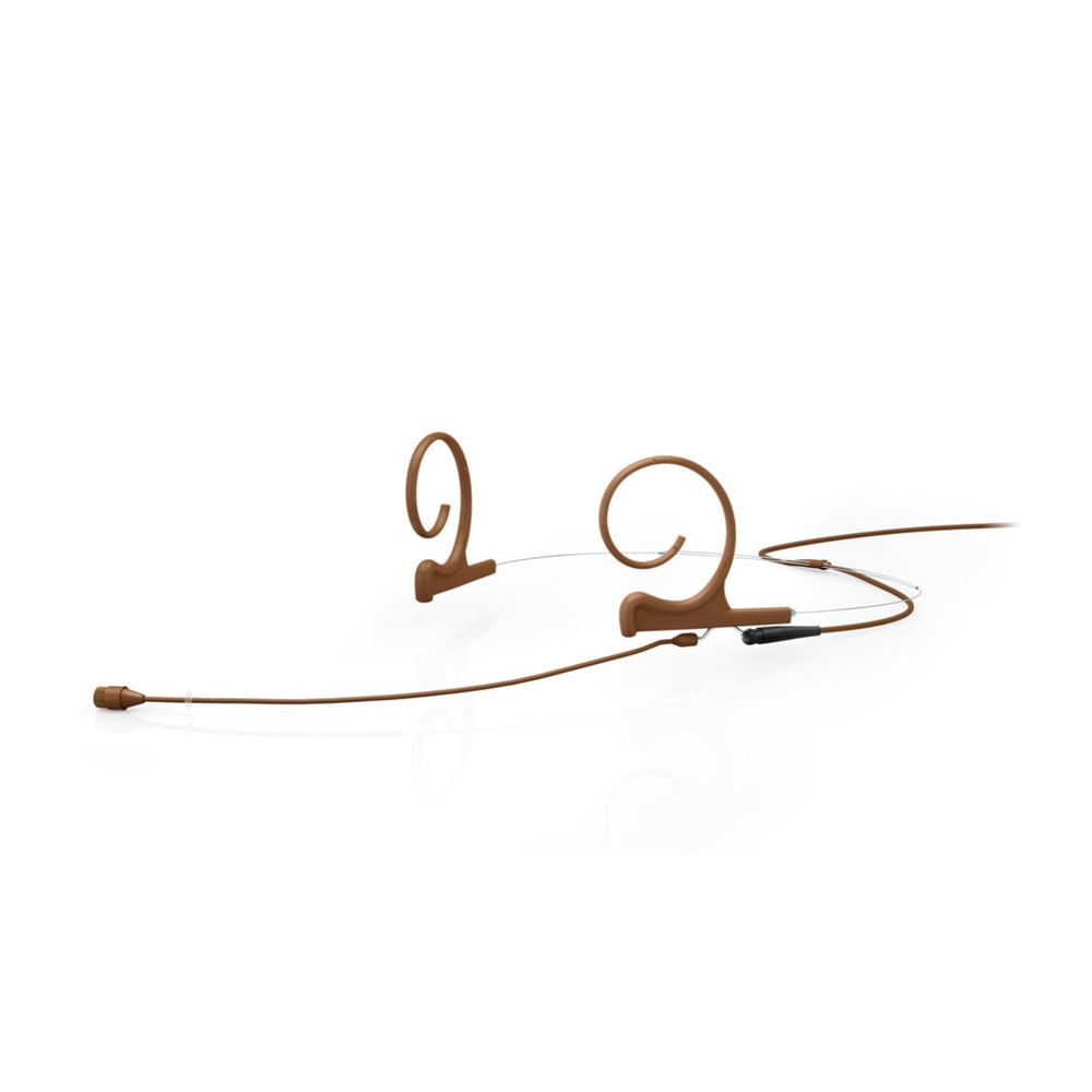 DPA 4266 CORE+ Omni Flex Headset Mic, 110 mm Boom, Brown, MicroLock