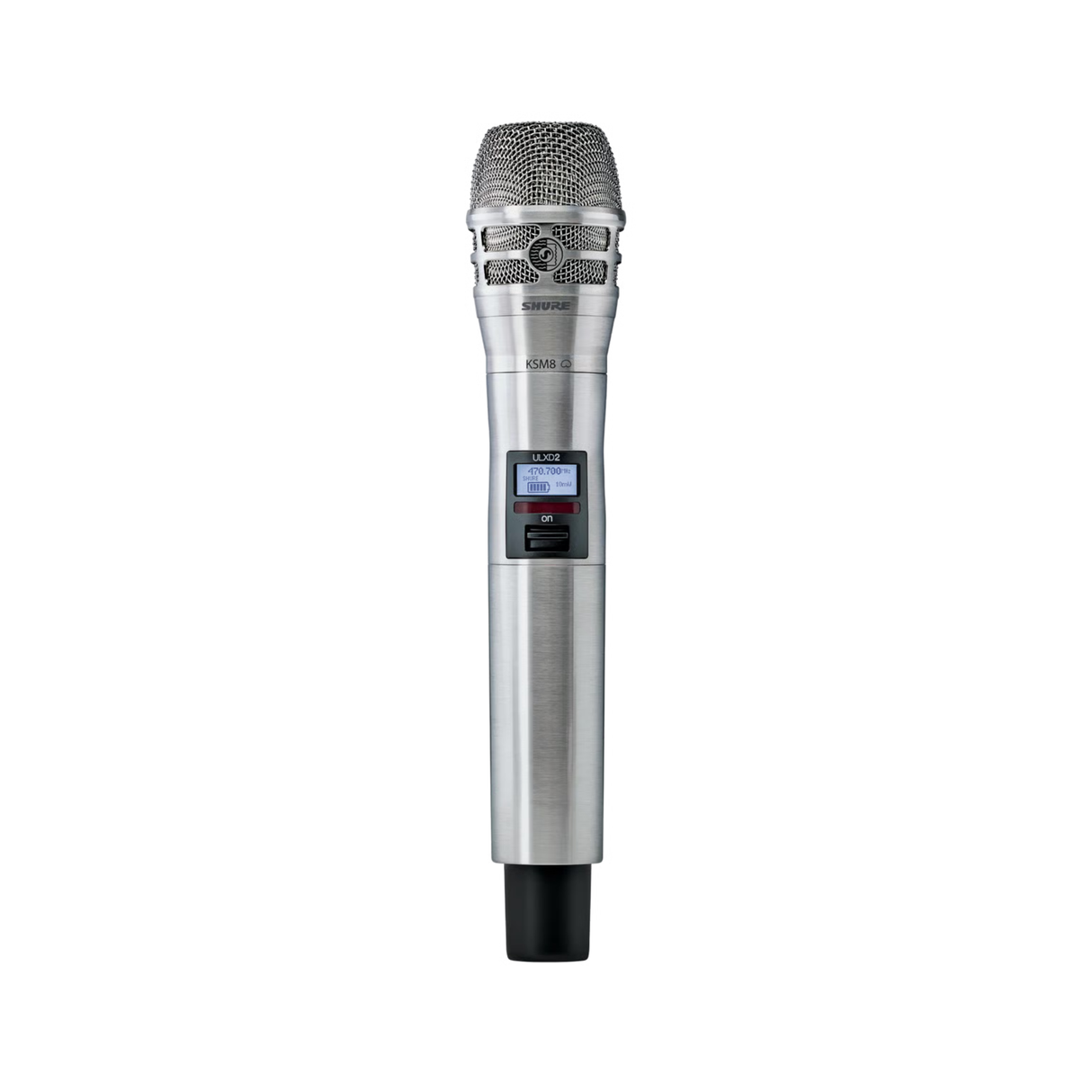 Shure ULXD2/K8 Digital Handheld Transmitter with KSM8 Capsule, nickel (606-670MHz)