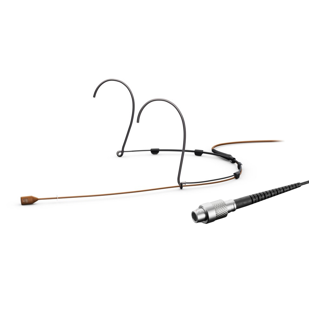 DPA 4088 CORE+ Directional Headset Mic, Brown, 3-pin LEMO, Small