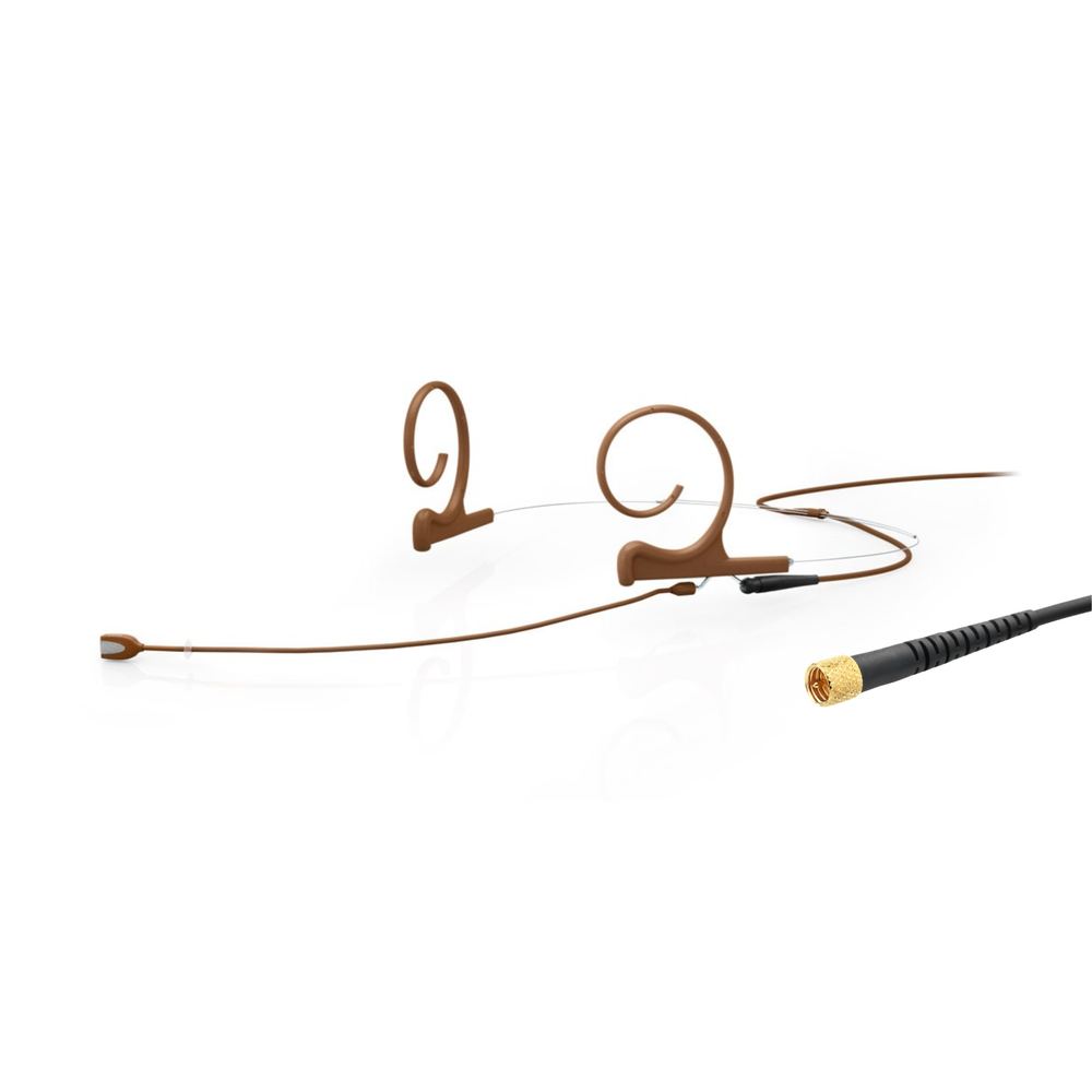 DPA 4188 CORE Directional Flex Headset Mic, 120 mm Boom, Brown, MicroDot