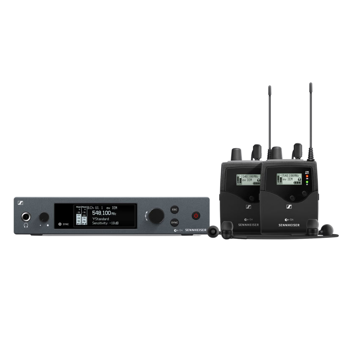 Sennheiser EW IEM G4-TWIN-A Wireless stereo monitoring twin set
