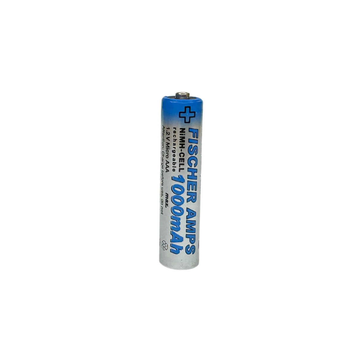 Fischer Amps NiMH rechargeable cell; AAA size, 1.2V, 1000mAh
