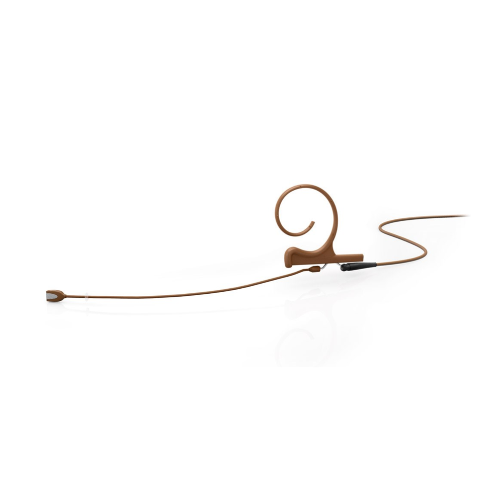 DPA 4166 CORE+ Omni Flex Earset Mic, 110 mm Boom, Brown, MicroLock