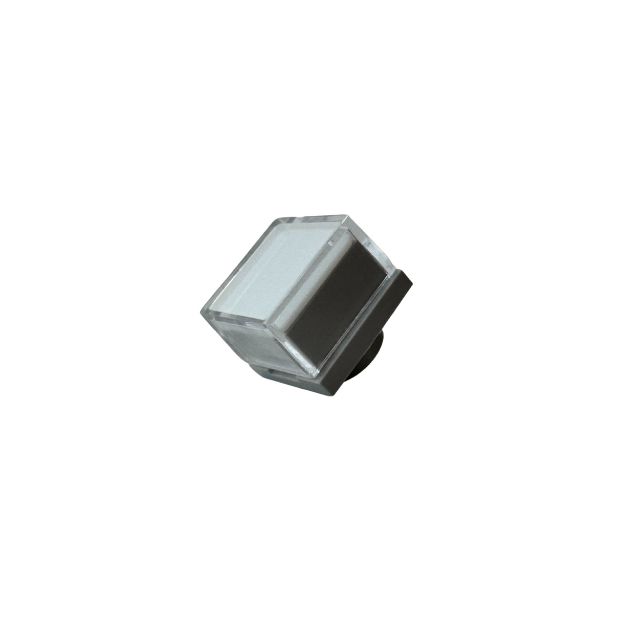 Clear-Com square talk keycap, clear (includes base, cap and legend plate)