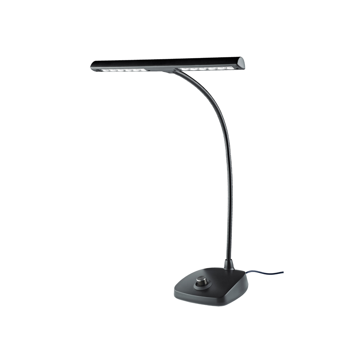 K&M 12298 LED piano lamp, black