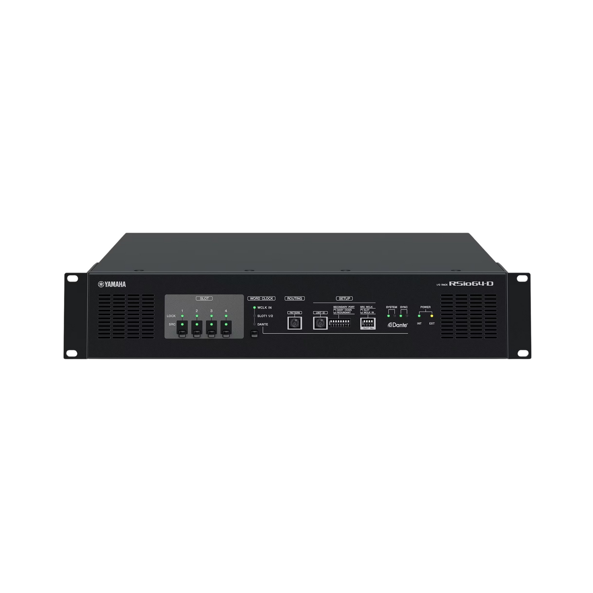 Yamaha RSIO64-D DANTE / Mini-YGDAI card conversion, rack-mountable, 64 channel In Out
