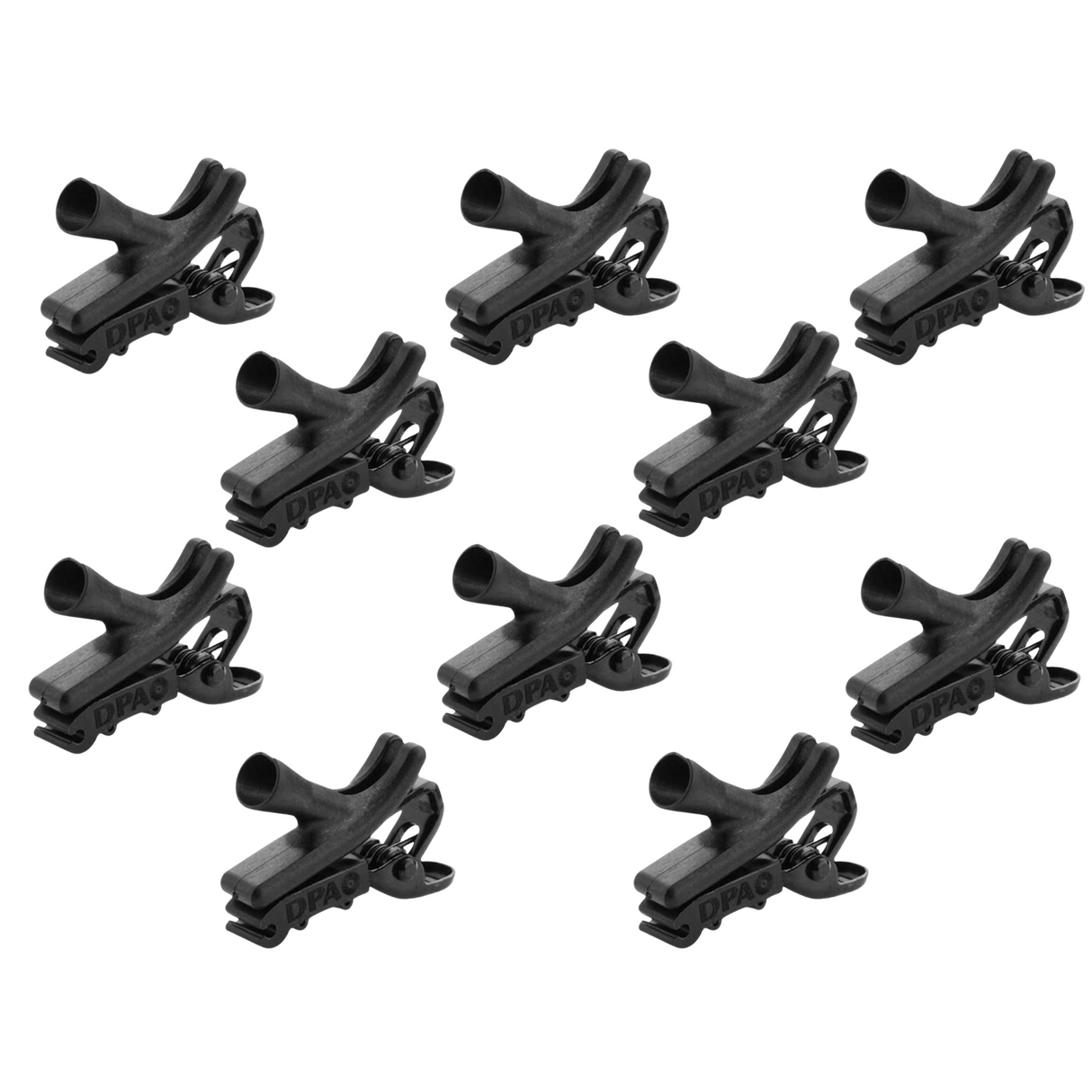DPA d:screet miniature microphone holder, pack of 10, black