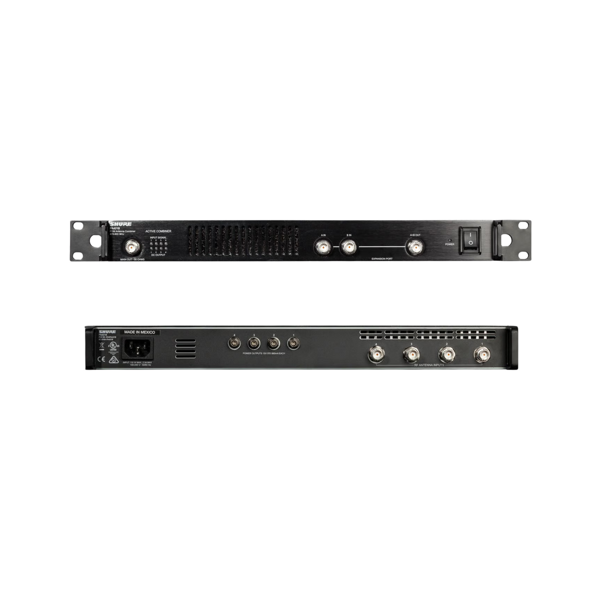 Shure Four-to-One Antenna Combiner for PSM® Wireless Systems (470-865 MHz)