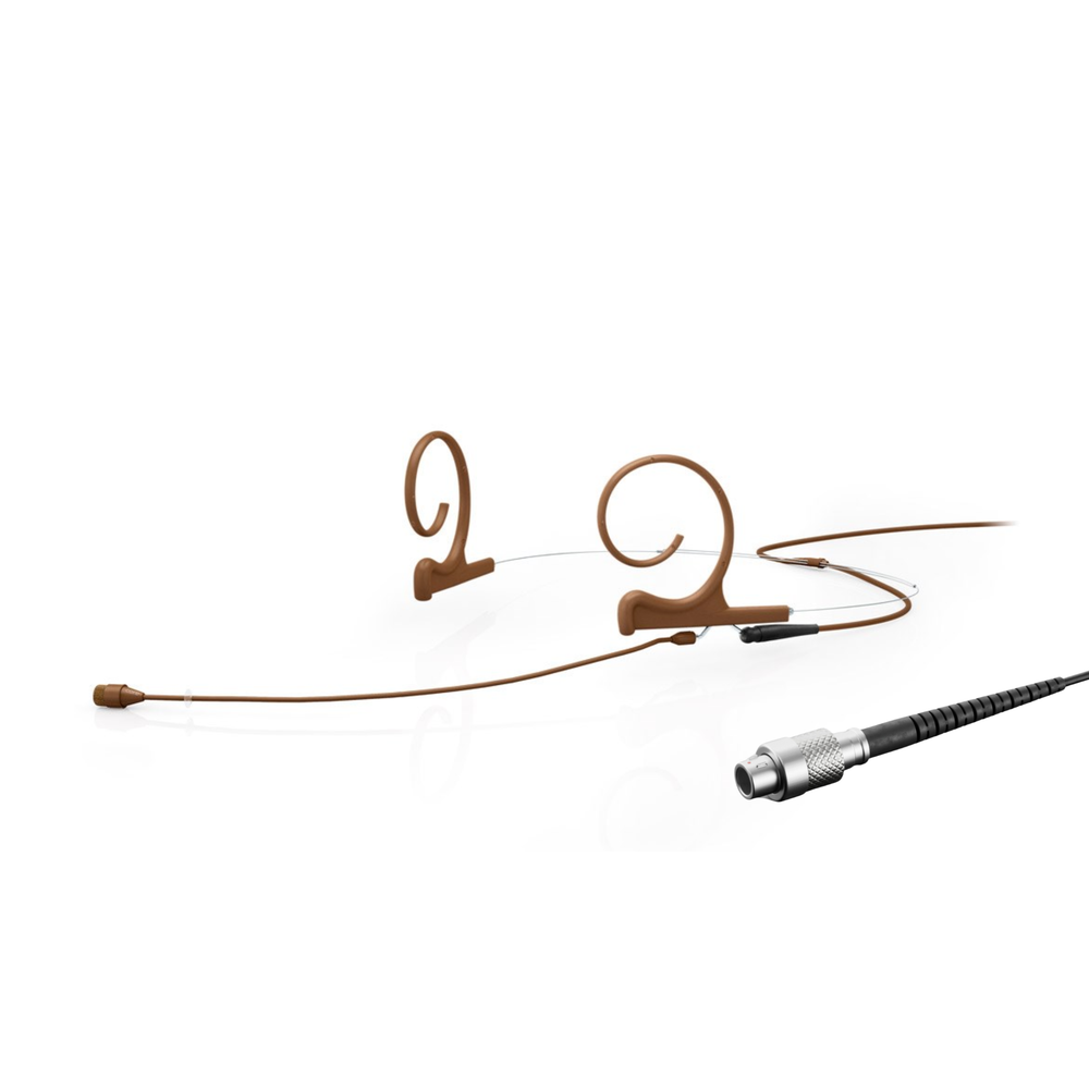 DPA 4266 CORE+ Omni Flex Headset Mic, 110 mm Boom, Brown, 3-pin LEMO