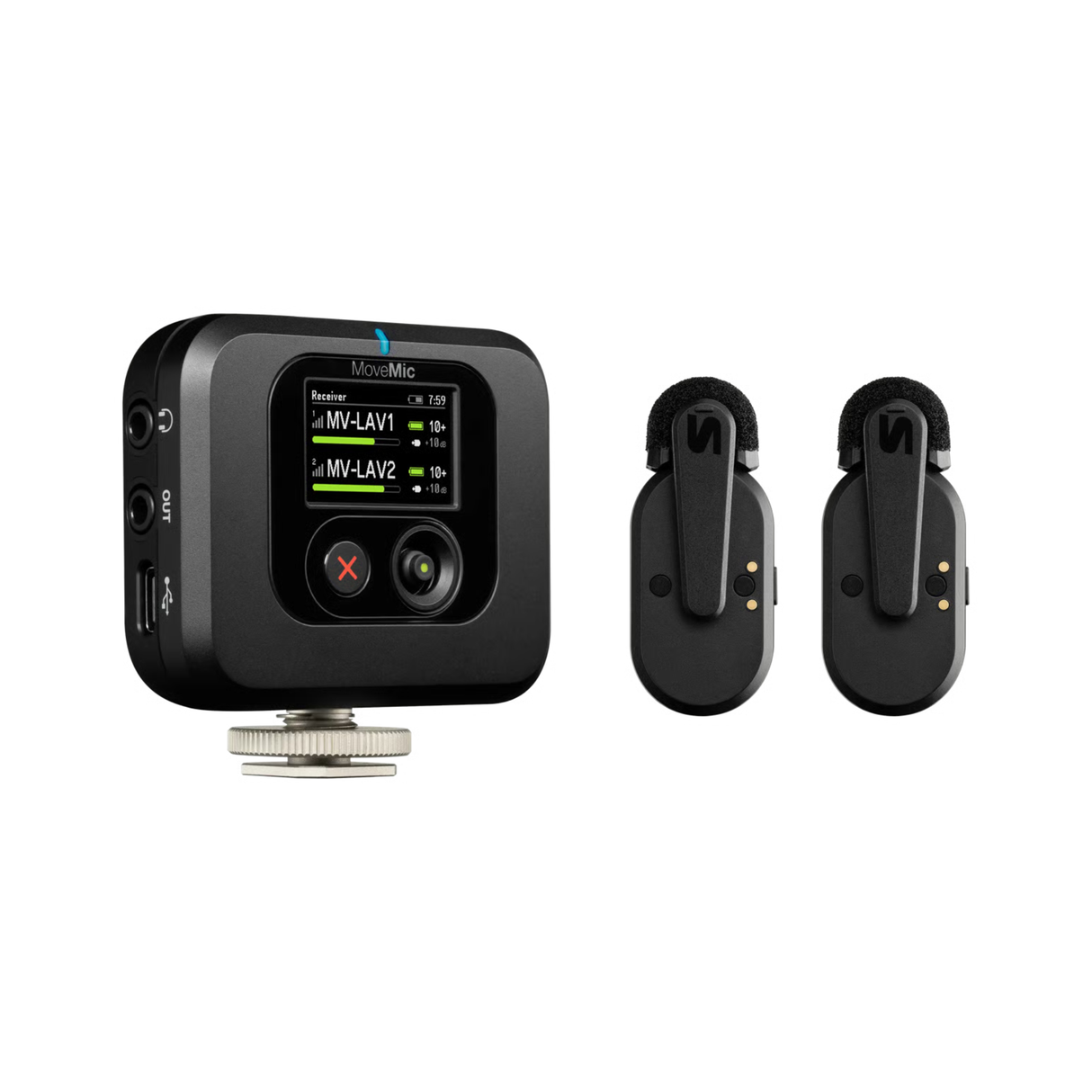 Shure MoveMic MV-TWO-KIT direct to phone Wireless Lavalier System.