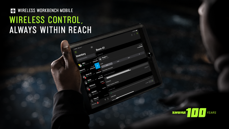 Shure Launches Wireless Workbench® Mobile App
