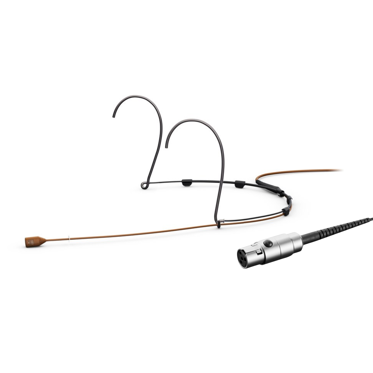 DPA 4088 CORE Directional Headset Mic, Brown, TA4F Mini-XLR. Small