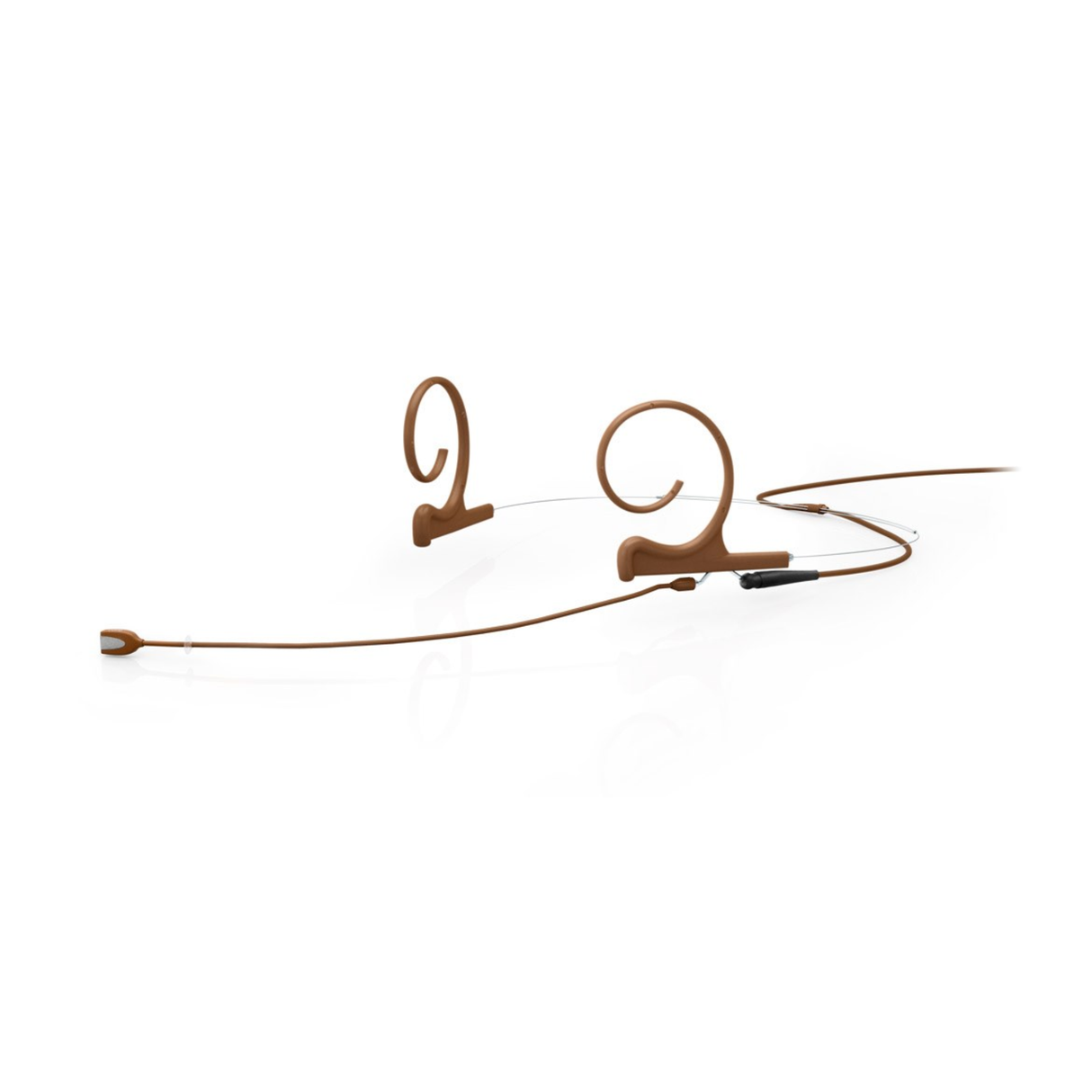 DPA 4166 CORE+ Omni Flex Headset Mic, 110 mm Boom, Brown, MicroLock