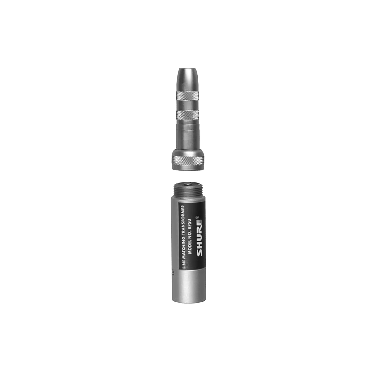 Shure A95U Line matching transformer (male XLR to 1/4" male plug/female jack)