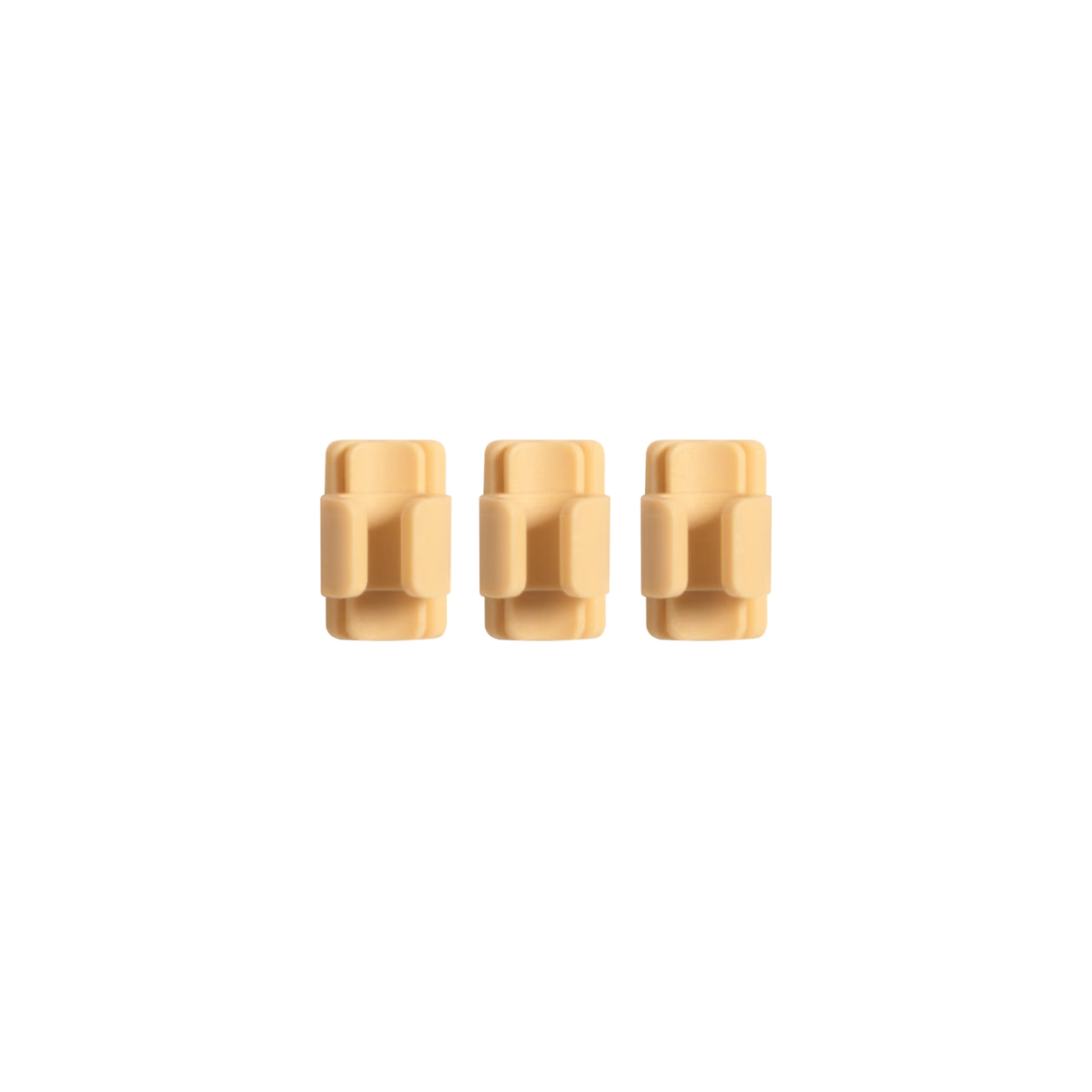 Shure TwinPlex Headset Cable Clip for TH53, 3 pieces (Tan)