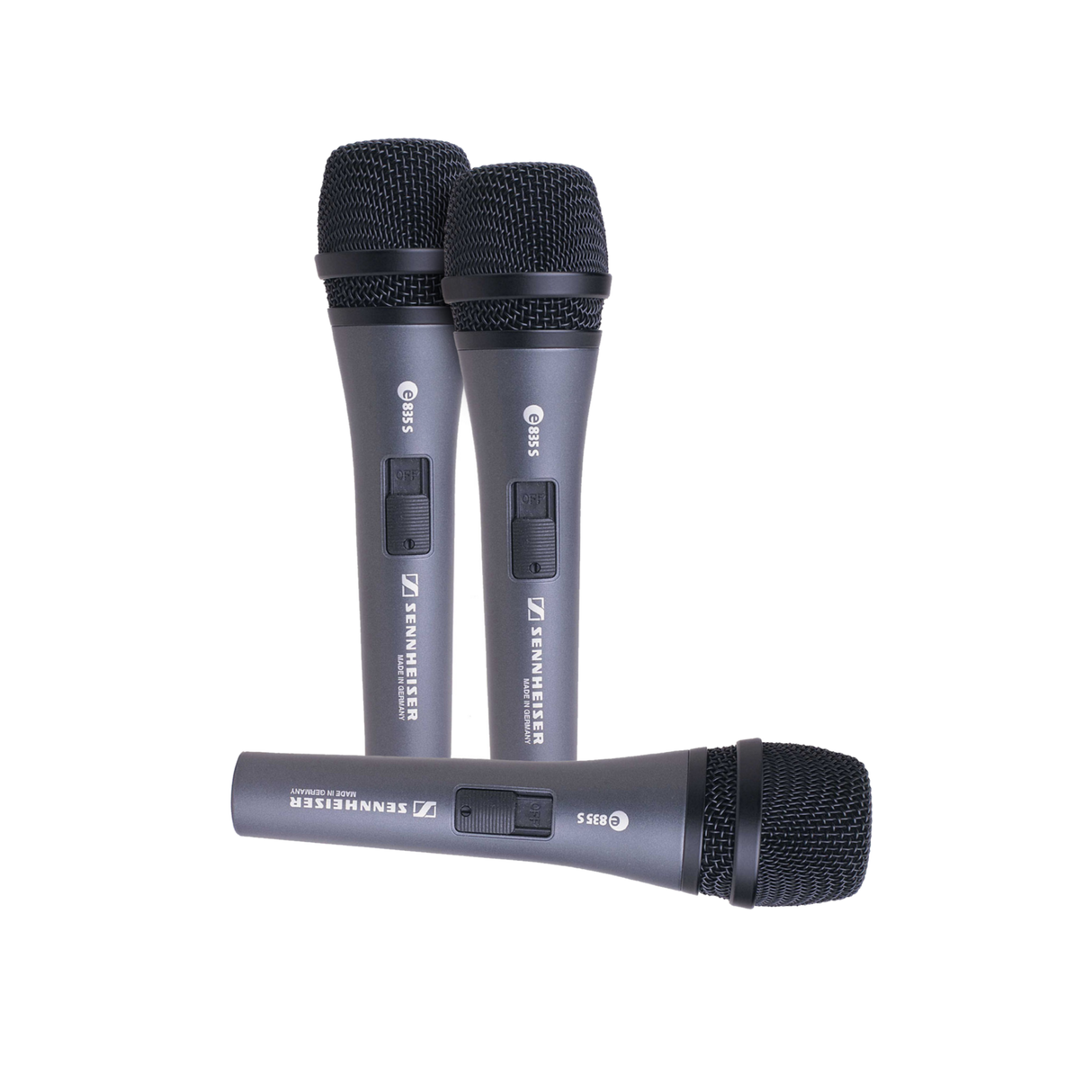 Sennheiser 3-PACK E 835-S Microphone set