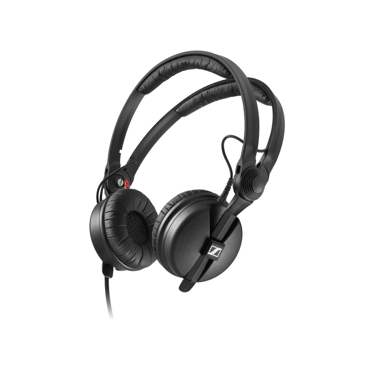 Sennheiser HD 25 PLUS dynamic headphones, 70 Ω,  compact, expandable bracket, coiled cord
