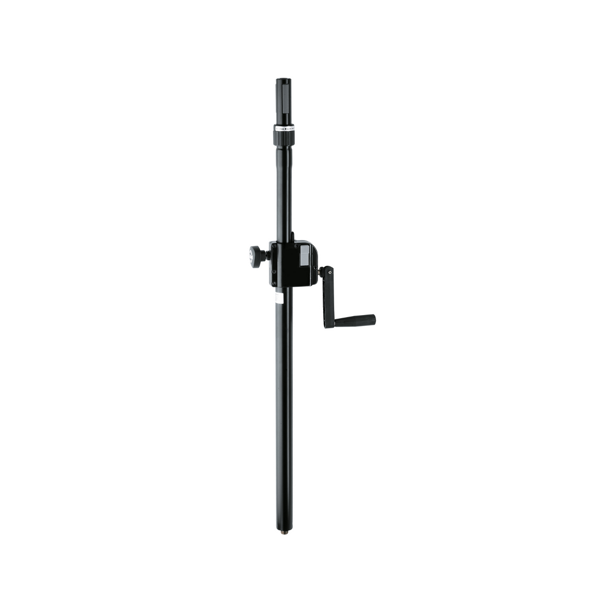 K&M 21340 distance rod with hand crank and "Ring Lock", black