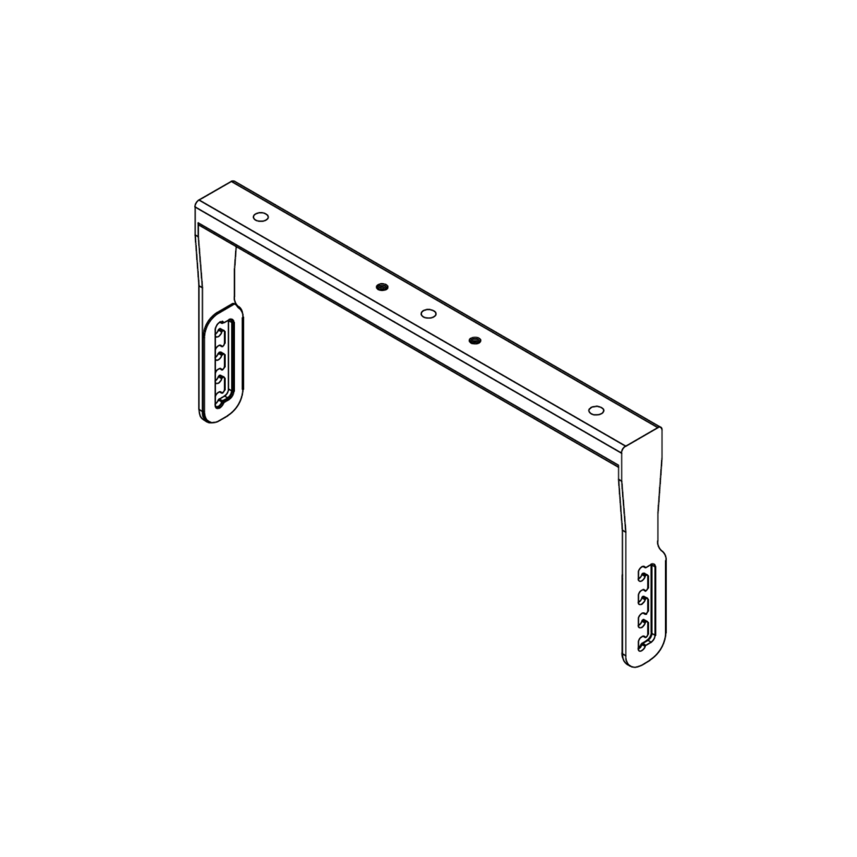 EM Acoustics FC-R6h Horizontal flying cradle for R6, Black